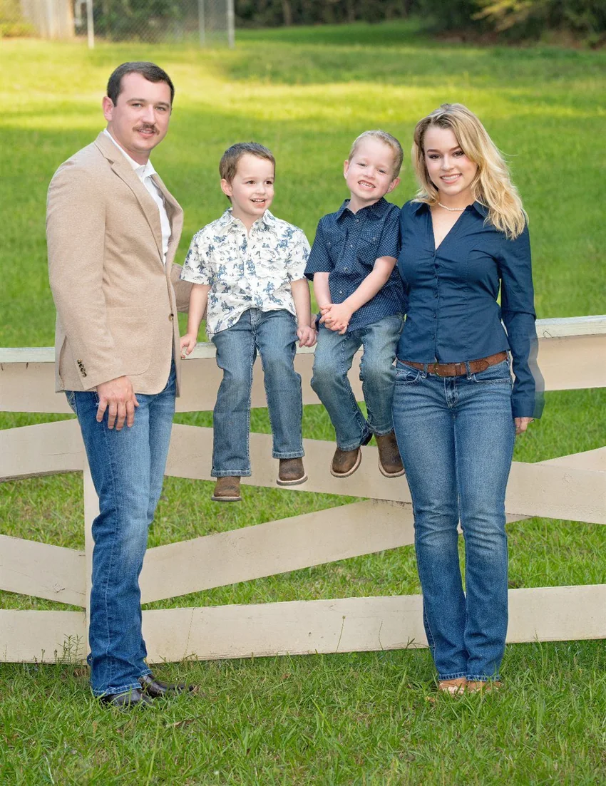 Cameron and his family